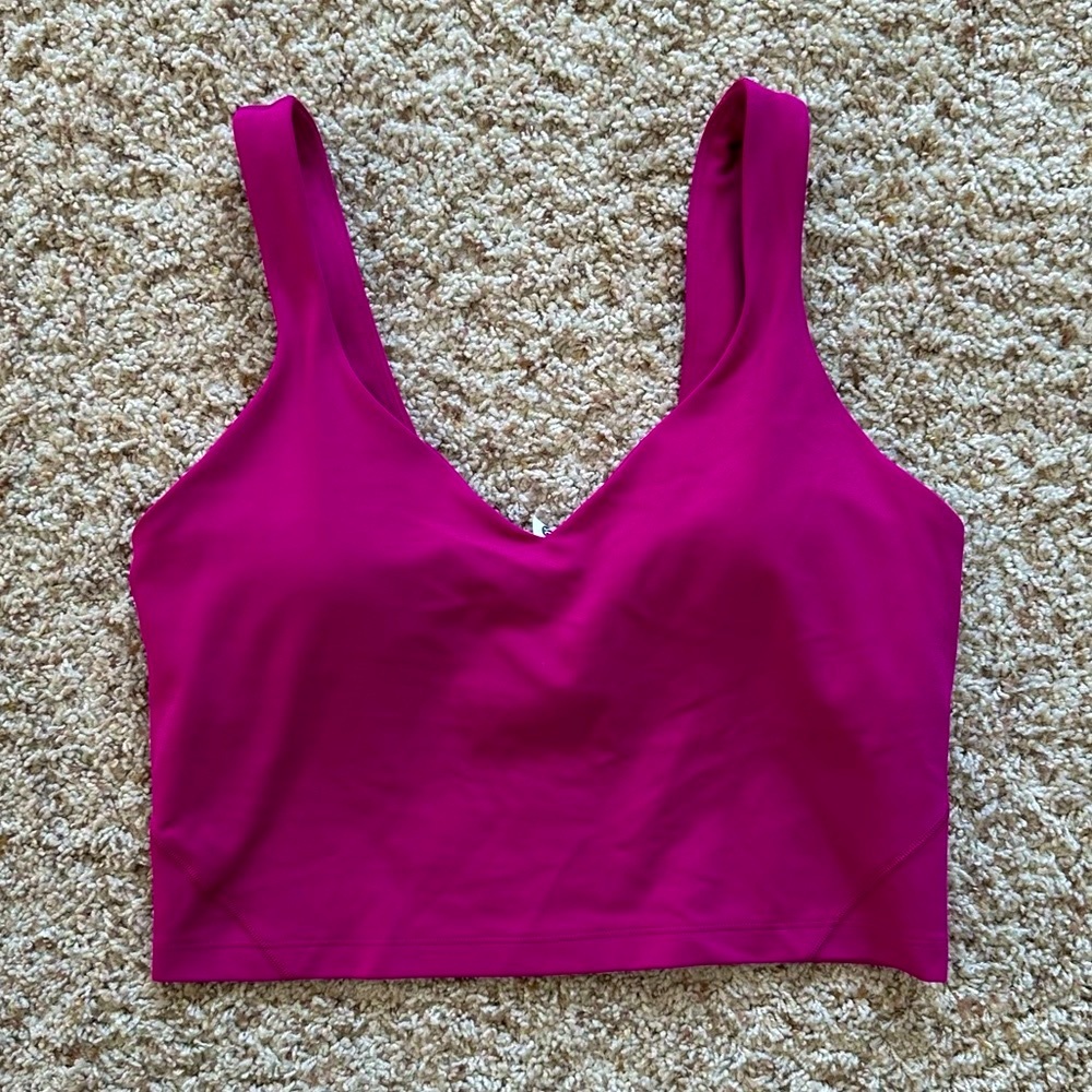 Lululemon Women’s Align Tank Top in Ripened Raspberry. Size 10. Like-New!